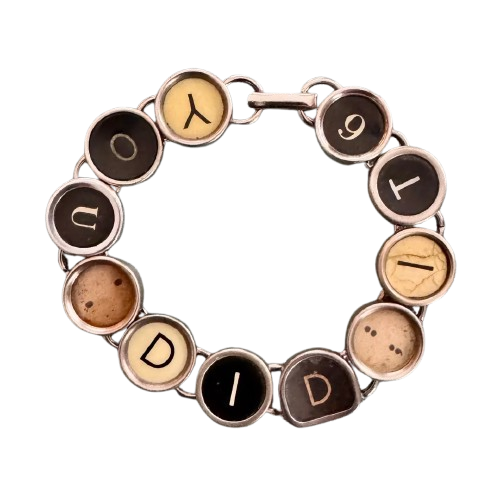Typewriter Bracelet