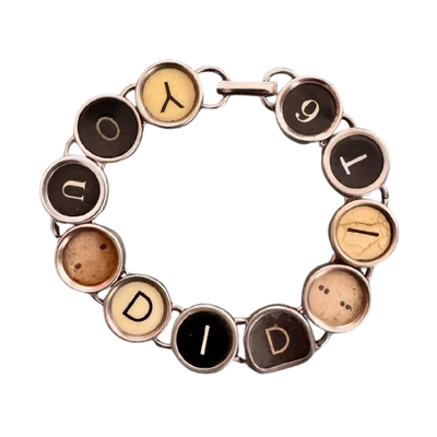 Typewriter Bracelet