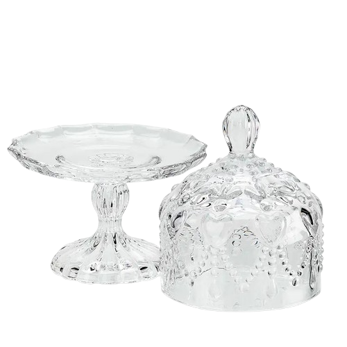 Heart Cloche/Pedestal Stand