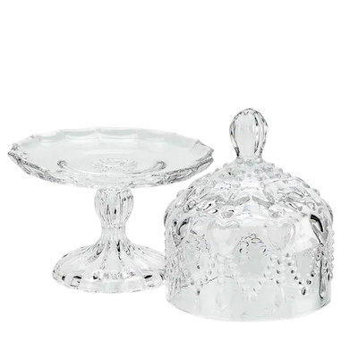 Heart Cloche/Pedestal Stand