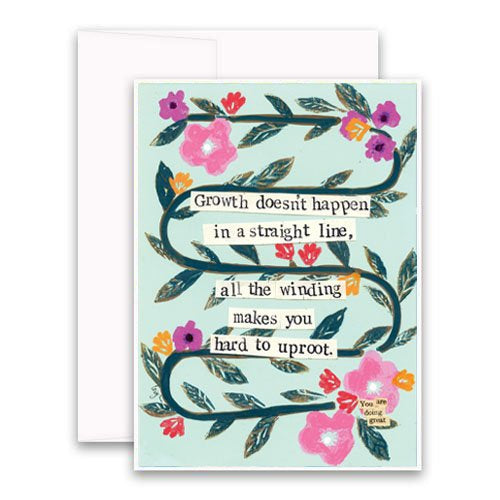 Greeting Card - Hard To Uproot