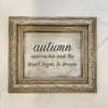 Reclaimed Frame "Autumn Approaches" 15x13