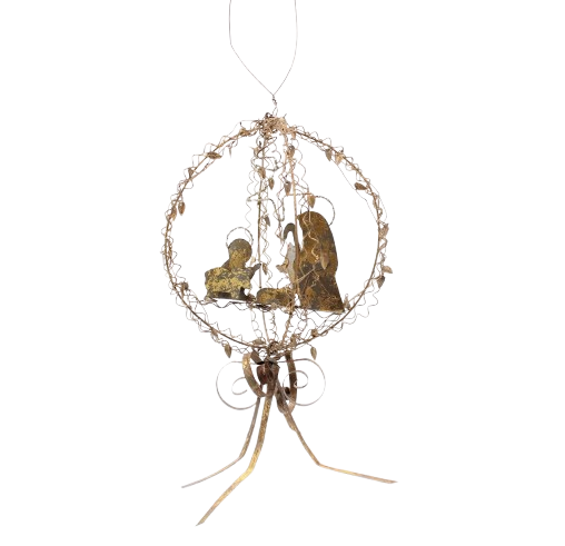 Wire Sphere Ornament