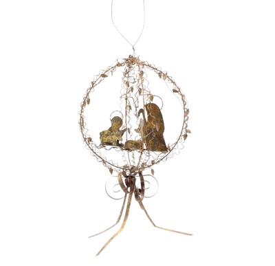 Wire Sphere Ornament