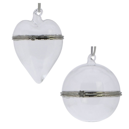 Hinged Glass Ornament