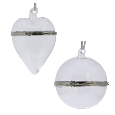 Hinged Glass Ornament