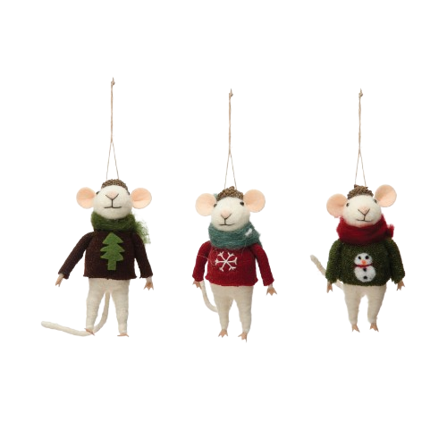 Felt Mouse- Sweater/Hat