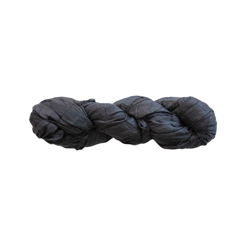 Silk Ribbon Skein, black