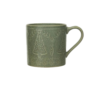 Embossed Mug, tree