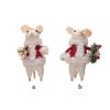 Felt Mouse in Santa Outfit