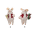 Felt Mouse in Santa Outfit