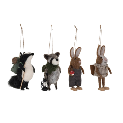 Felt Forest Animal Ornament