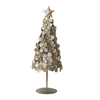 Metal Flower Tree, antiqued silver