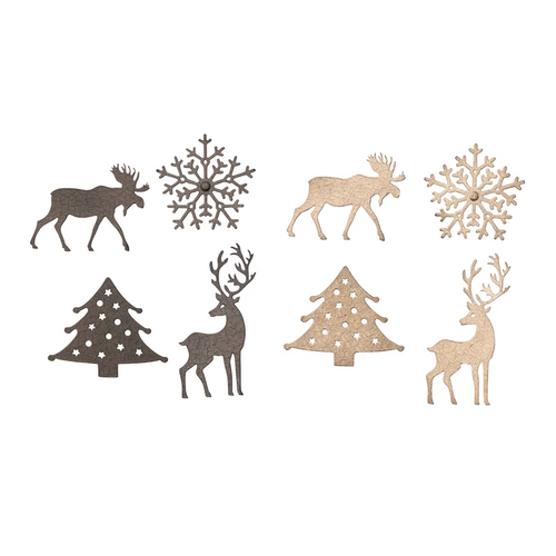 Metal Christmas Magnet