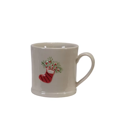 Stoneware Holiday Mug