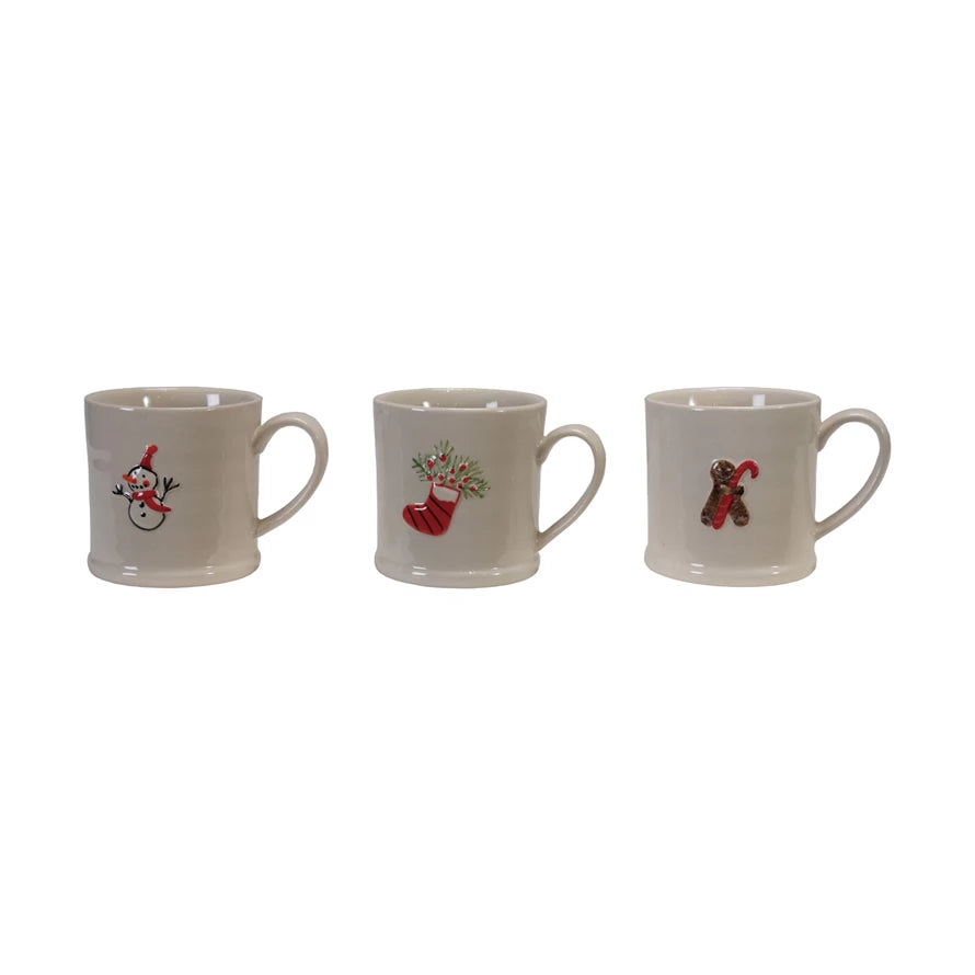 Stoneware Holiday Mug