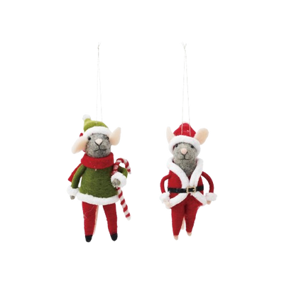 Felt Mouse - North Pole