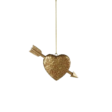 Heart and Arrow Ornament
