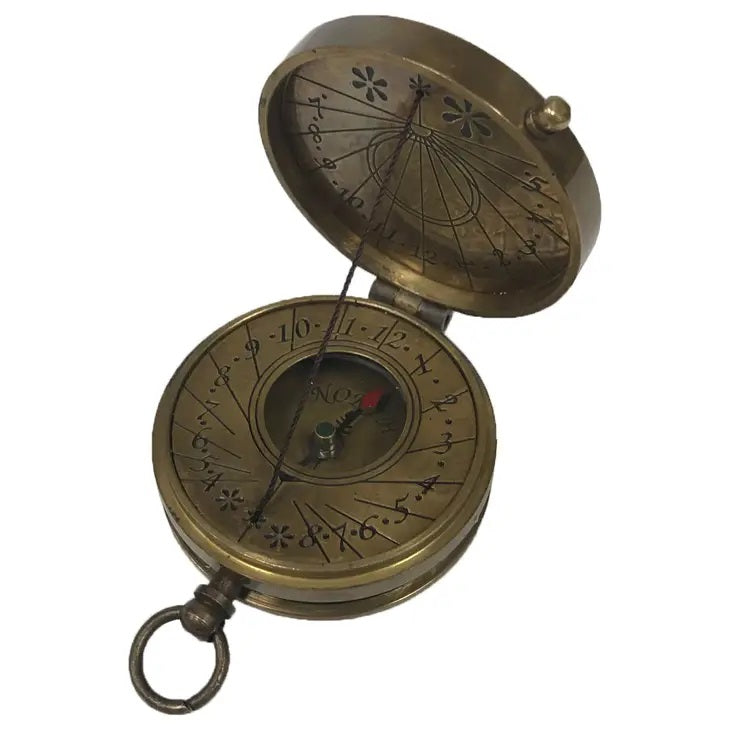 Brass Sundial Compass