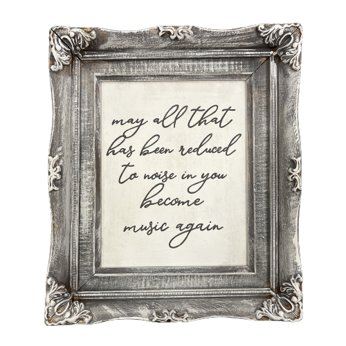 Reclaimed Frame "Become Music Again" 12x14