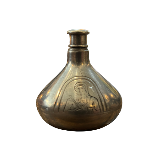 Vintage Pewter Flask (medium)