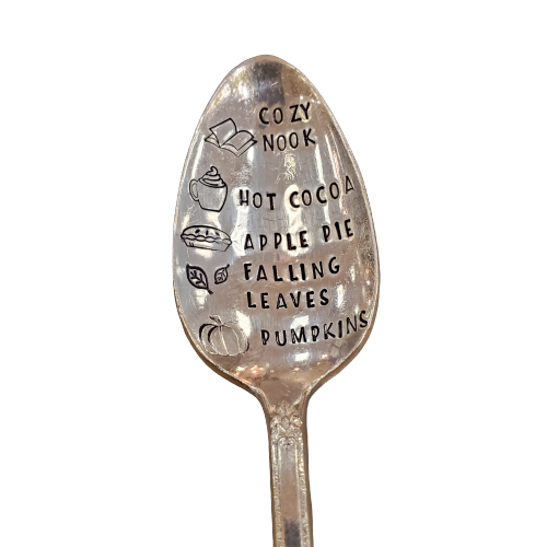 Vintage Stamped Spoon "Cozy Nook"