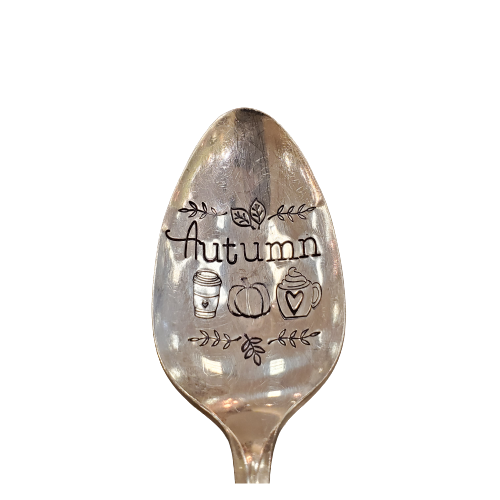 Vintage Stamped Spoon "Autumn"
