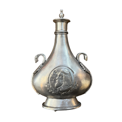 Vintage Pewter Flask (large)