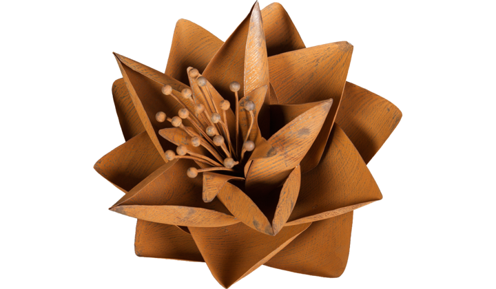 Rust Flower, Lotus (small)