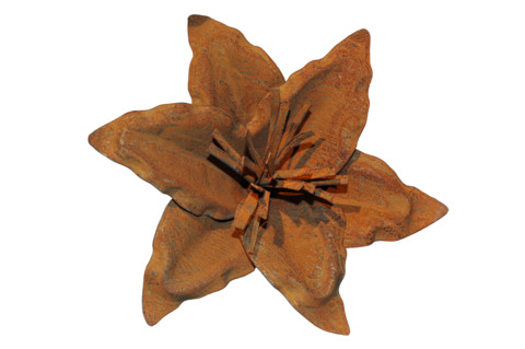 Rust Flower, Lily (medium)