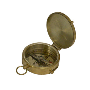 Polished Brass Compass