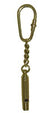 Brass Whistle Keychain