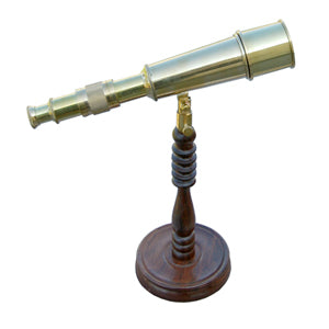 Telescope on Wood Stand