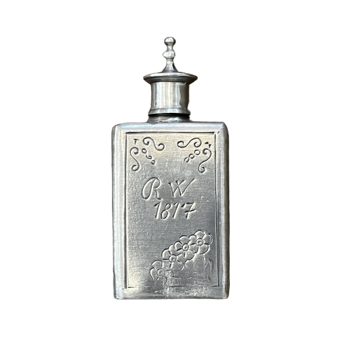 Vintage Pewter Flask (large)