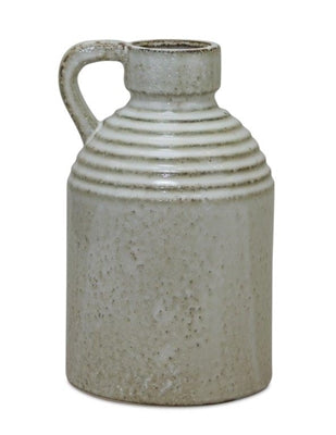 Terra Cotta Jug, white glazed (small)