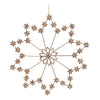 Iron and Bead Snowflake Ornament