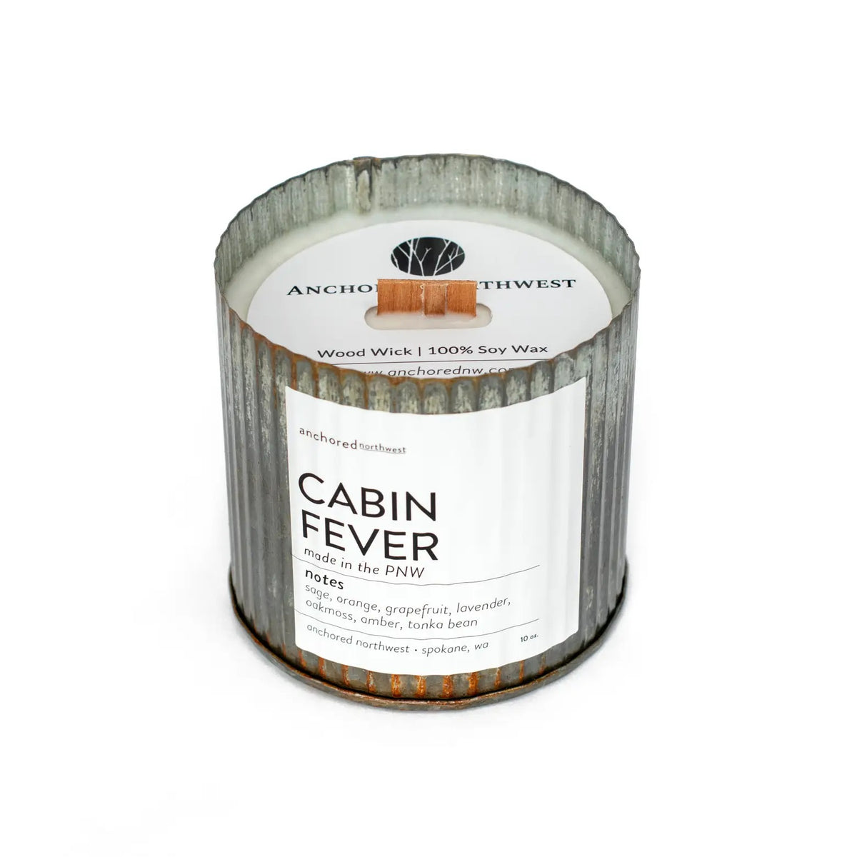 Wood Wick Candle - Cabin Fever