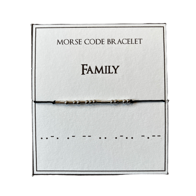 Morse Code Bracelet, Family