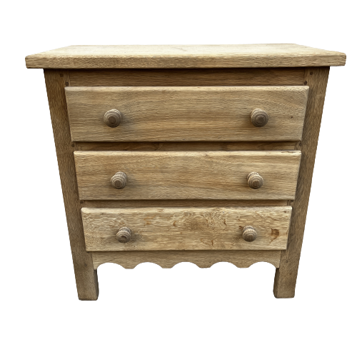 Oak 3 Drawer Chest
