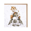 Greeting Card - Piggy in the Middle