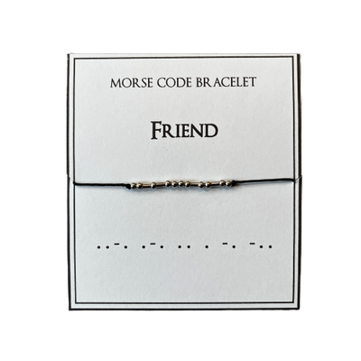 Morse Code Bracelet, Friend