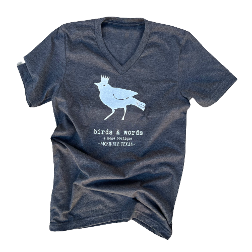 birds & words V-NECK t-shirt