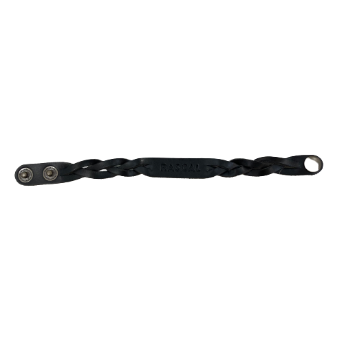 Leather Bracelet - Rascal, black