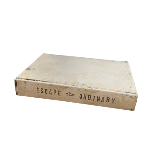 Painted Book - "Escape the Ordinary"