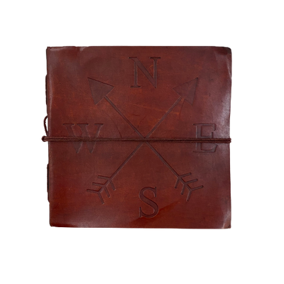Leather Journal Compass
