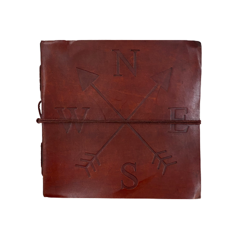 Leather Journal Compass