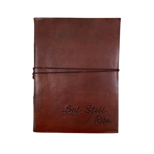 Leather Journal "But Still I Rise"