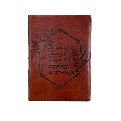 Leather Journal "Feel Deeply"