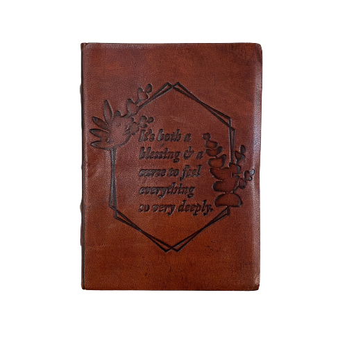 Leather Journal - Feel Deeply