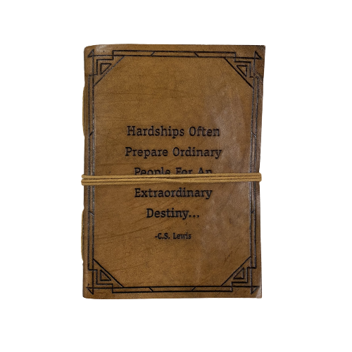 Leather Journal "Hardships/Extraordinary Destiny"